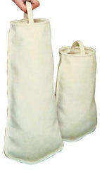 Pentair - 5 Micron, Size 410, 15 GPM, High Efficiency Bag Filter - 4" Diam, 8-1/4" Long, 3/4 Sq Ft - Industrial Tool & Supply