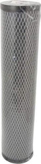 Pentair - 4-1/2" OD, Cellulose Fiber Cartridge Filter - 20-1/8" Long, Reduces Oils - Industrial Tool & Supply