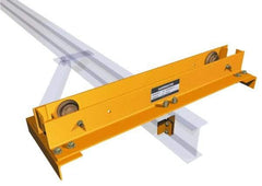 Harrington Hoist - 4,000 Lb Load Capacity, Truck Crane - End Truck - Industrial Tool & Supply