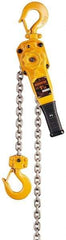 Harrington Hoist - 6,000 Lb Lifting Capacity, 5' Lift Height, Lever Hoist - Made from Chain, 1 Chain - Industrial Tool & Supply