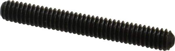 Holo-Krome - 1/4-20 UNC, 2" OAL, Cup Point Set Screw - Grade 8 Alloy Steel, 1/8" Key - Industrial Tool & Supply