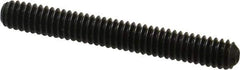 Holo-Krome - 1/4-20 UNC, 2" OAL, Cup Point Set Screw - Grade 8 Alloy Steel, 1/8" Key - Industrial Tool & Supply