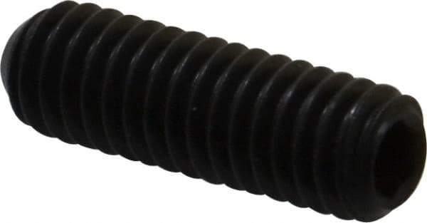 Holo-Krome - 5/16-18 UNC, 1" OAL, Cup Point Set Screw - Grade 8 Alloy Steel, 5/32" Key - Industrial Tool & Supply