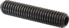 Holo-Krome - 3/8-16 UNC, 1-3/4" OAL, Cup Point Set Screw - Grade 8 Alloy Steel, 3/16" Key - Industrial Tool & Supply