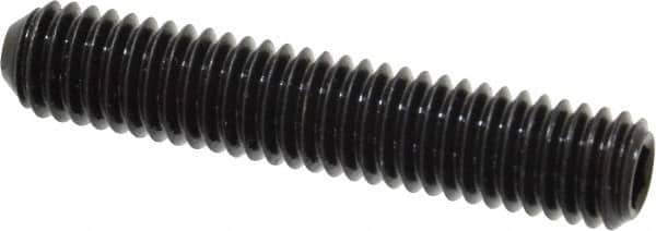 Holo-Krome - 3/8-16 UNC, 2" OAL, Cup Point Set Screw - Grade 8 Alloy Steel, 3/16" Key - Industrial Tool & Supply