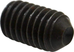 Holo-Krome - 7/16-14 UNC, 3/4" OAL, Cup Point Set Screw - Grade 8 Alloy Steel, 7/32" Key - Industrial Tool & Supply