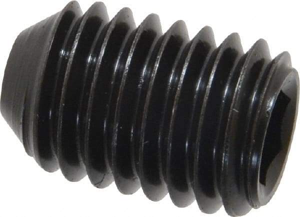 Holo-Krome - 1/2-13 UNC, 3/4" OAL, Cup Point Set Screw - Grade 8 Alloy Steel, 1/4" Key - Industrial Tool & Supply