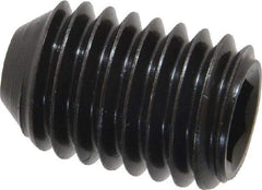 Holo-Krome - 1/2-13 UNC, 3/4" OAL, Cup Point Set Screw - Grade 8 Alloy Steel, 1/4" Key - Industrial Tool & Supply