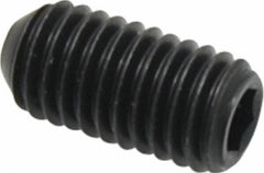 Holo-Krome - 1/2-13 UNC, 1" OAL, Cup Point Set Screw - Grade 8 Alloy Steel, 1/4" Key - Industrial Tool & Supply