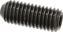 Holo-Krome - 1/2-13 UNC, 1-1/4" OAL, Cup Point Set Screw - Grade 8 Alloy Steel, 1/4" Key - Industrial Tool & Supply