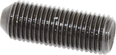 Holo-Krome - 3/8-24 UNF, 1" OAL, Cup Point Set Screw - Grade 8 Alloy Steel, 3/16" Key - Industrial Tool & Supply