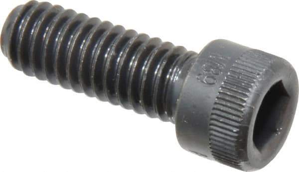 Made in USA - 5/16-18 UNC Hex Socket Drive, Socket Cap Screw - Alloy Steel, Black Oxide Finish, Fully Threaded, 7/8" Length Under Head - Industrial Tool & Supply