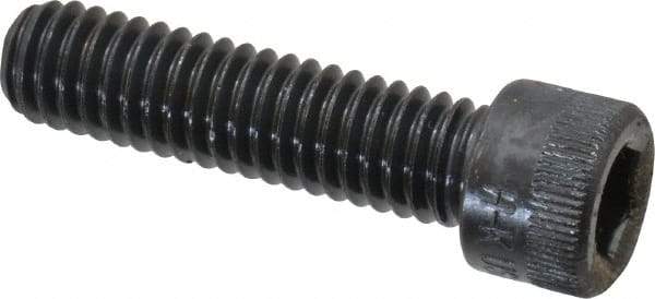 Made in USA - 5/16-18 UNC Hex Socket Drive, Socket Cap Screw - Alloy Steel, Black Oxide Finish, Fully Threaded, 1-1/4" Length Under Head - Industrial Tool & Supply