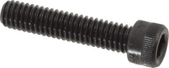Made in USA - 5/16-18 UNC Hex Socket Drive, Socket Cap Screw - Alloy Steel, Black Oxide Finish, Fully Threaded, 1-1/2" Length Under Head - Industrial Tool & Supply