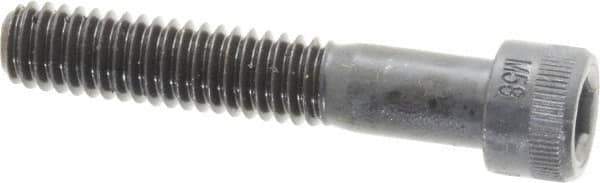 Made in USA - 5/16-18 UNC Hex Socket Drive, Socket Cap Screw - Alloy Steel, Black Oxide Finish, Partially Threaded, 1-3/4" Length Under Head - Industrial Tool & Supply