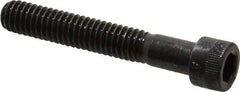 Made in USA - 5/16-18 UNC Hex Socket Drive, Socket Cap Screw - Alloy Steel, Black Oxide Finish, Partially Threaded, 2" Length Under Head - Industrial Tool & Supply