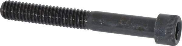 Made in USA - 5/16-18 UNC Hex Socket Drive, Socket Cap Screw - Alloy Steel, Black Oxide Finish, Partially Threaded, 2-1/2" Length Under Head - Industrial Tool & Supply