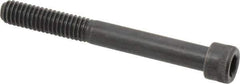 Made in USA - 5/16-18 UNC Hex Socket Drive, Socket Cap Screw - Alloy Steel, Black Oxide Finish, Partially Threaded, 2-3/4" Length Under Head - Industrial Tool & Supply