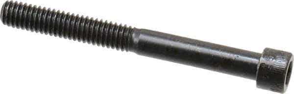 Made in USA - 5/16-18 UNC Hex Socket Drive, Socket Cap Screw - Alloy Steel, Black Oxide Finish, Partially Threaded, 3" Length Under Head - Industrial Tool & Supply