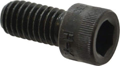 Made in USA - 3/8-16 UNC Hex Socket Drive, Socket Cap Screw - Alloy Steel, Black Oxide Finish, Fully Threaded, 3/4" Length Under Head - Industrial Tool & Supply