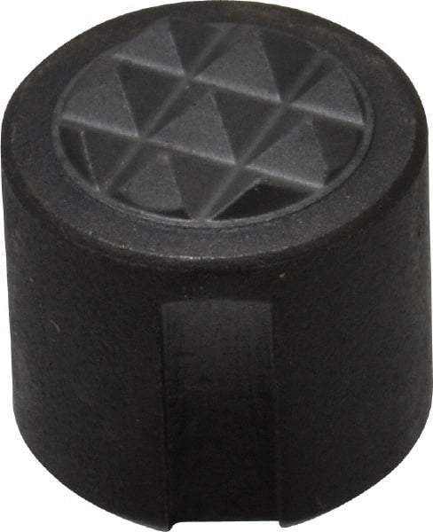 Fairlane - 10-32 Thread, 1/2" Diam, 1/2" High, Threaded, Fine Tooth Grade Diamond Serration Tooth Pattern, Carbide Tipped, Round Positioning Gripper - 0.13" Flat Width, Uncoated - Industrial Tool & Supply