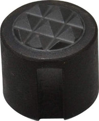 Fairlane - 10-32 Thread, 1/2" Diam, 1/2" High, Threaded, Fine Tooth Grade Diamond Serration Tooth Pattern, Carbide Tipped, Round Positioning Gripper - 0.13" Flat Width, Uncoated - Industrial Tool & Supply