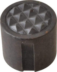 Fairlane - 1/4-28 Thread, 5/8" Diam, 5/8" High, Threaded, Fine Tooth Grade Diamond Serration Tooth Pattern, Carbide Tipped, Round Positioning Gripper - 0.13" Flat Width, Uncoated - Industrial Tool & Supply