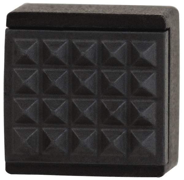 Fairlane - 1/2" Square, 10-32 Thread, 3/8" High, Extra Fine Tooth Grade, Diamond Serration, Carbide-Tipped, Square Positioning Gripper - 0.03 x 45A° Chamfer - Industrial Tool & Supply