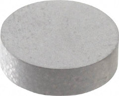 Fairlane - Flat Tooth Pattern, 3/8" Diam, Solid Carbide, Round Positioning Gripper Pad - 1/8" High - Industrial Tool & Supply