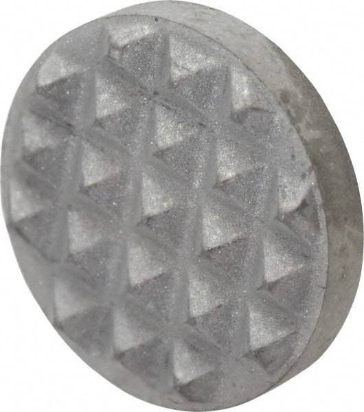 Fairlane - Extra Fine Tooth Grade, Diamond Tooth Pattern, 1/2" Diam, Solid Carbide, Round Positioning Gripper Pad - 1/8" High - Industrial Tool & Supply