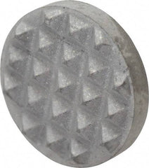 Fairlane - Extra Fine Tooth Grade, Diamond Tooth Pattern, 1/2" Diam, Solid Carbide, Round Positioning Gripper Pad - 1/8" High - Industrial Tool & Supply