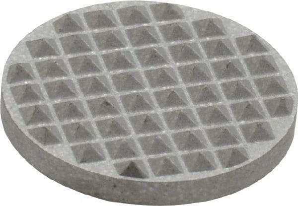 Fairlane - Extra Fine Tooth Grade, Diamond Tooth Pattern, 3/4" Diam, Solid Carbide, Round Positioning Gripper Pad - 1/8" High - Industrial Tool & Supply