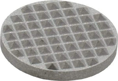 Fairlane - Extra Fine Tooth Grade, Diamond Tooth Pattern, 3/4" Diam, Solid Carbide, Round Positioning Gripper Pad - 1/8" High - Industrial Tool & Supply