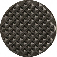 Fairlane - Extra Fine Tooth Grade, Diamond Tooth Pattern, 1" Diam, Solid Carbide, Round Positioning Gripper Pad - 5/32" High - Industrial Tool & Supply