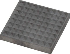 Fairlane - Extra Fine Tooth Grade, Diamond Tooth Pattern, Solid Carbide, Square Positioning Gripper Pad - 3/4" Long x 3/4" Wide x 5/32" High - Industrial Tool & Supply