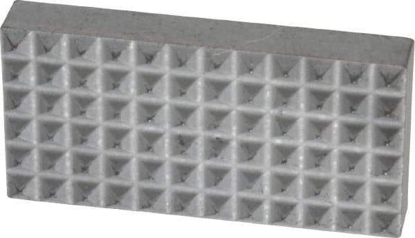 Fairlane - Extra Fine Tooth Grade, Diamond Tooth Pattern, Solid Carbide, Rectangle Positioning Gripper Pad - 1" Long x 1/2" Wide x 3/16" High - Industrial Tool & Supply