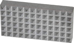 Fairlane - Extra Fine Tooth Grade, Diamond Tooth Pattern, Solid Carbide, Rectangle Positioning Gripper Pad - 1" Long x 1/2" Wide x 3/16" High - Industrial Tool & Supply