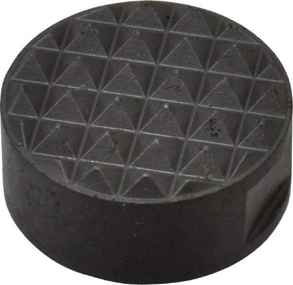 Fairlane - 1/4-28 Thread, 3/4" Diam, 3/8" High, Threaded, Fine Tooth Grade Diamond Serration Tooth Pattern, Solid Carbide, Round Positioning Gripper - 3/16" Flat Width, Uncoated - Industrial Tool & Supply