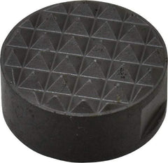 Fairlane - 1/4-28 Thread, 3/4" Diam, 3/8" High, Threaded, Fine Tooth Grade Diamond Serration Tooth Pattern, Solid Carbide, Round Positioning Gripper - 3/16" Flat Width, Uncoated - Industrial Tool & Supply