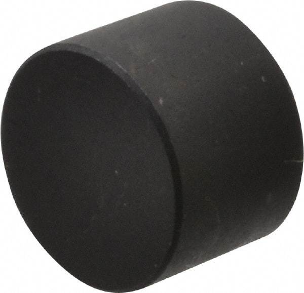 Fairlane - 3/8" OAL, 1/2" OD, Steel, Tapped Rest Button - Black Oxide Coating, 3/16" Thread Depth - Industrial Tool & Supply