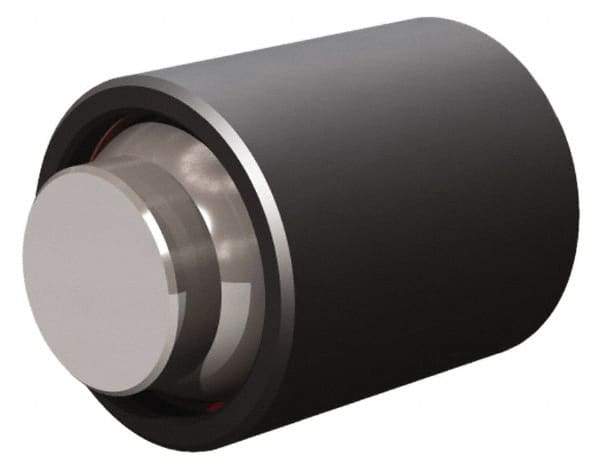 Fairlane - 8-32, 5/32" Thread Length, 1/4" Ball Diam, Flat Ball Pad Surface, Alloy Steel, Black Oxide, Base, Swivel Action Gripper Assemblies - 7/16" Diam, 5/32" Deep Thread, 1/4" Contact Diam, 7/16" Overall Height, High Speed Steel Ball - Industrial Tool & Supply