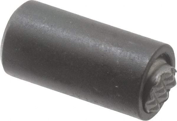 Fairlane - 10-32, 5/8" Thread Length, 5/16" Ball Diam, Serrated Ball Pad Surface, Alloy Steel, Black Oxide, Base, Swivel Action Gripper Assemblies - 1/2" Diam, 5/8" Deep Thread, 5/16" Contact Diam, 1-1/16" Overall Height, High Speed Steel Ball - Industrial Tool & Supply