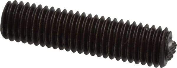 Fairlane - 1/2-13, 2" Thread Length, 9/32" Ball Diam, Serrated Ball Pad Surface, Alloy Steel, Black Oxide, Threaded, Swivel Action Gripper Assemblies - 1/4" Contact Diam, High Speed Steel Ball - Industrial Tool & Supply