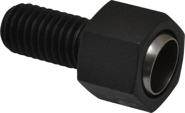 Fairlane - 1/2-13, 1" Thread Length, 5/8" Ball Diam, Alloy Steel, Hex Head, Swivel Action Gripper Assemblies - 5/8" Head Height, 13/16" Hex, Stainless Steel Ball - Industrial Tool & Supply