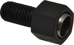 Fairlane - 1/2-13, 1" Thread Length, 5/8" Ball Diam, Alloy Steel, Hex Head, Swivel Action Gripper Assemblies - 5/8" Head Height, 13/16" Hex, Stainless Steel Ball - Industrial Tool & Supply