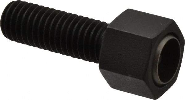 Fairlane - 1/2-13, 1-1/2" Thread Length, 5/8" Ball Diam, Alloy Steel, Hex Head, Swivel Action Gripper Assemblies - 5/8" Head Height, 13/16" Hex, Stainless Steel Ball - Industrial Tool & Supply