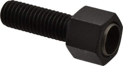 Fairlane - 1/2-13, 1-1/2" Thread Length, 5/8" Ball Diam, Alloy Steel, Hex Head, Swivel Action Gripper Assemblies - 5/8" Head Height, 13/16" Hex, Stainless Steel Ball - Industrial Tool & Supply