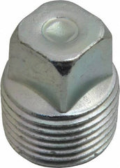 Eaton - 3/8 Male Thread, Steel Industrial Pipe Square Head Plug - MNPT, 6,000 psi - Industrial Tool & Supply