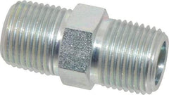 Eaton - 1/2 Male Thread, Steel Industrial Pipe Hex Nipple - MNPT, 6,000 psi - Industrial Tool & Supply