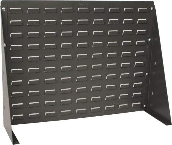 Quantum Storage - 120 Lb Capacity, 27" Deep x 8" Wide x 21" High, Steel Bench Rack - For Hanging Bins - Industrial Tool & Supply